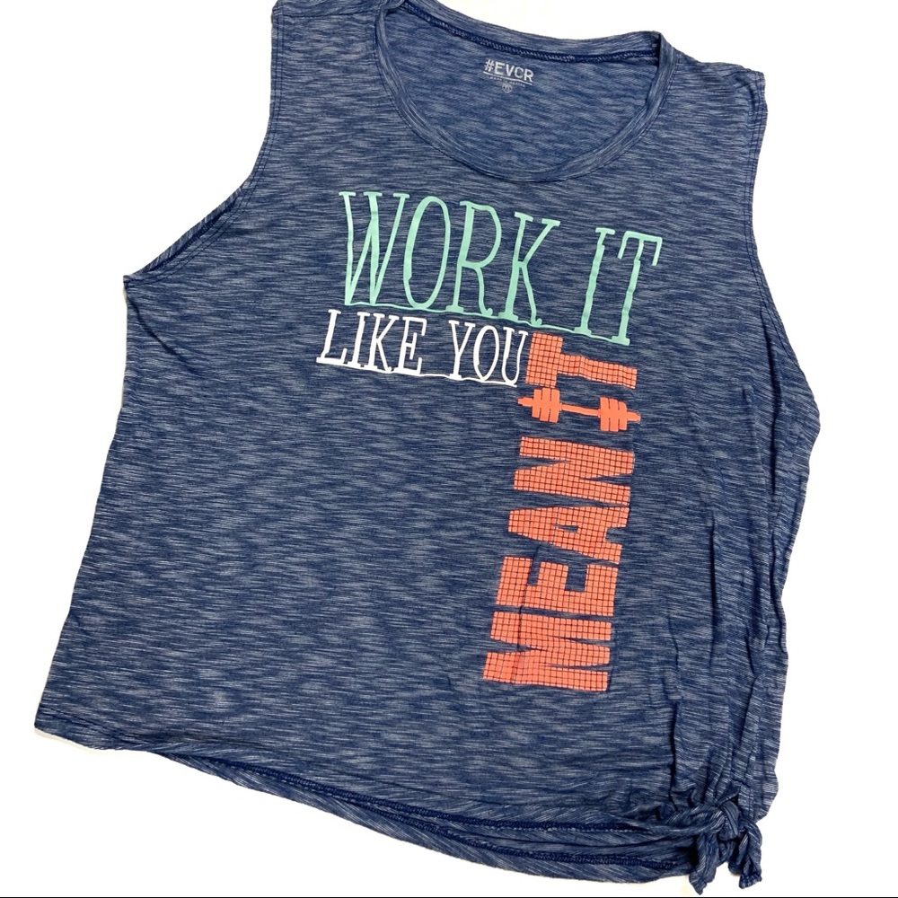 EVCR work it like you mean it activewear xl